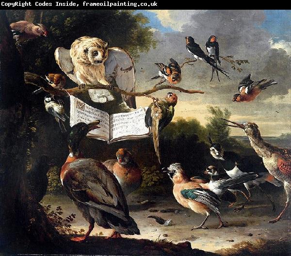Melchior de Hondecoeter Das Vogelkonzert